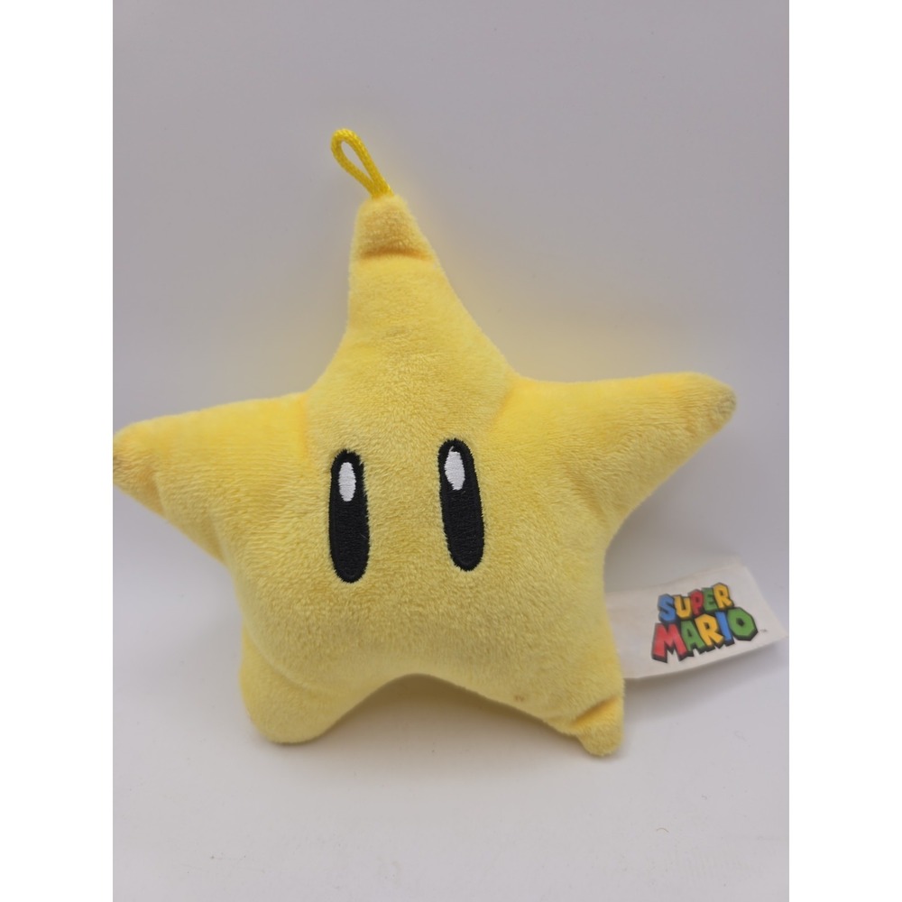 Nintendo Super Mario Bros. Super Star 6" Plush Little Buddy Official 2024